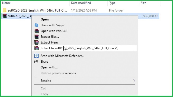 Hướng dẫn Download và Crack Autocad 2022 64bit