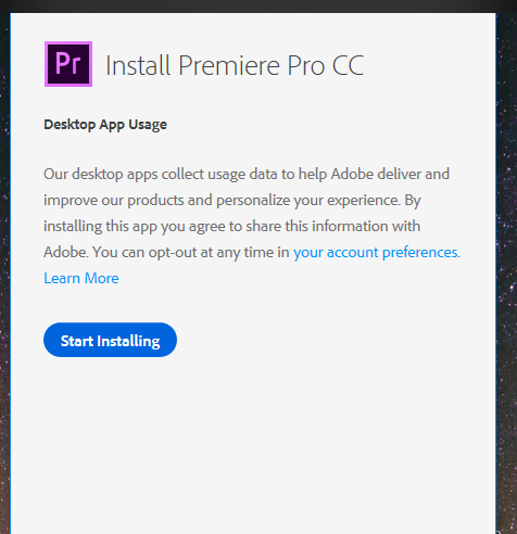 Adobe Premiere Pro CC 2018 Full - Phần mềm chỉnh sửa video mạnh nhất 11 Install Premiere Pro CC